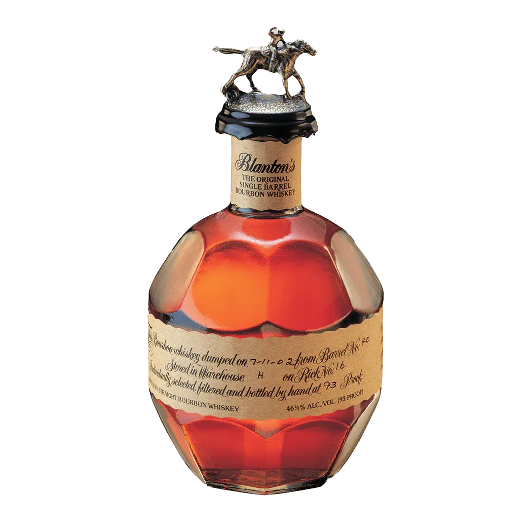 Blanton's bourbon bottle used for BRBNFNDR price and market value tracking