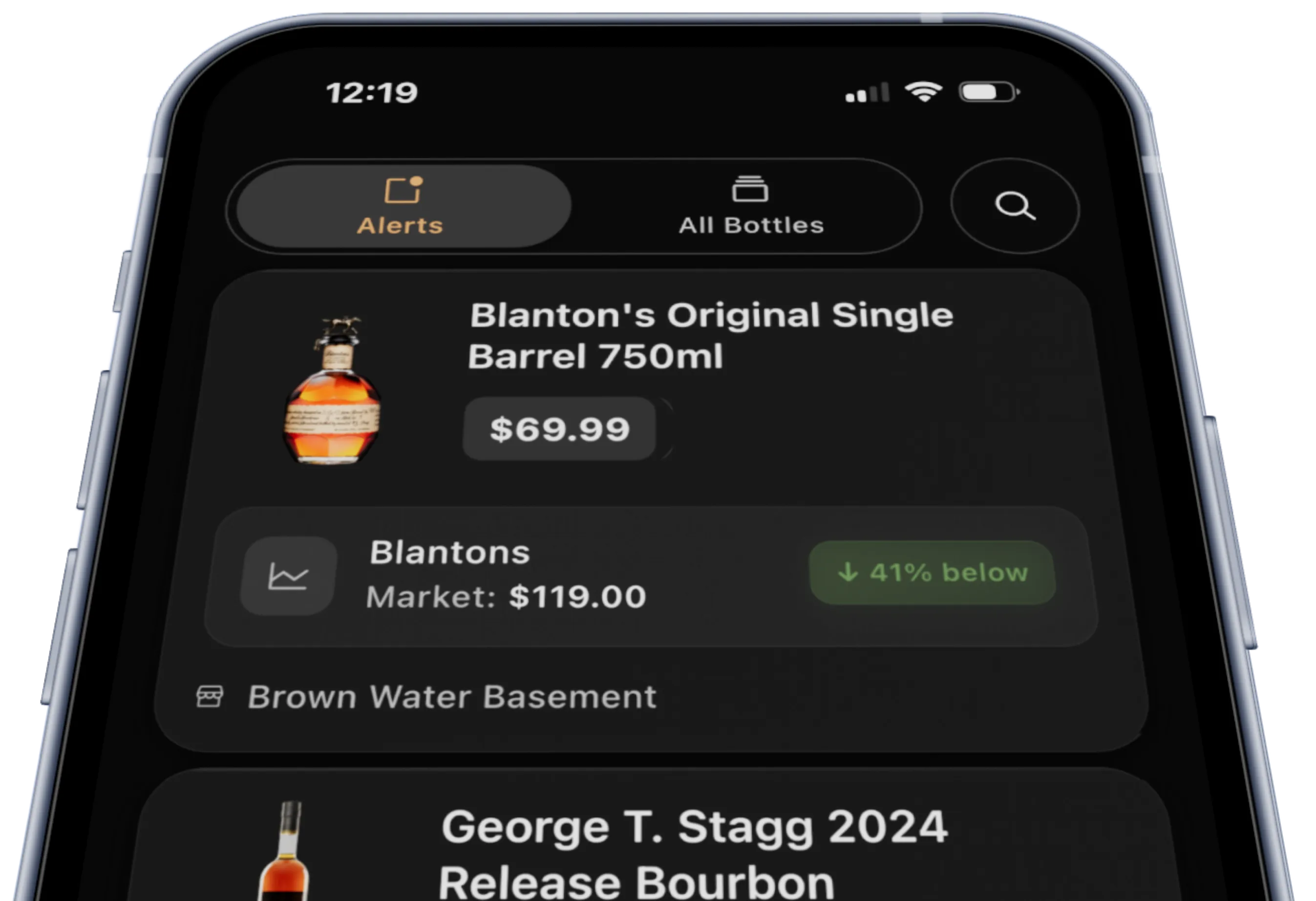 BRBNFNDR App Home Screen