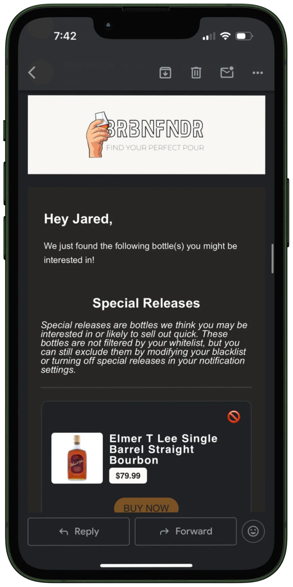 Example Notification