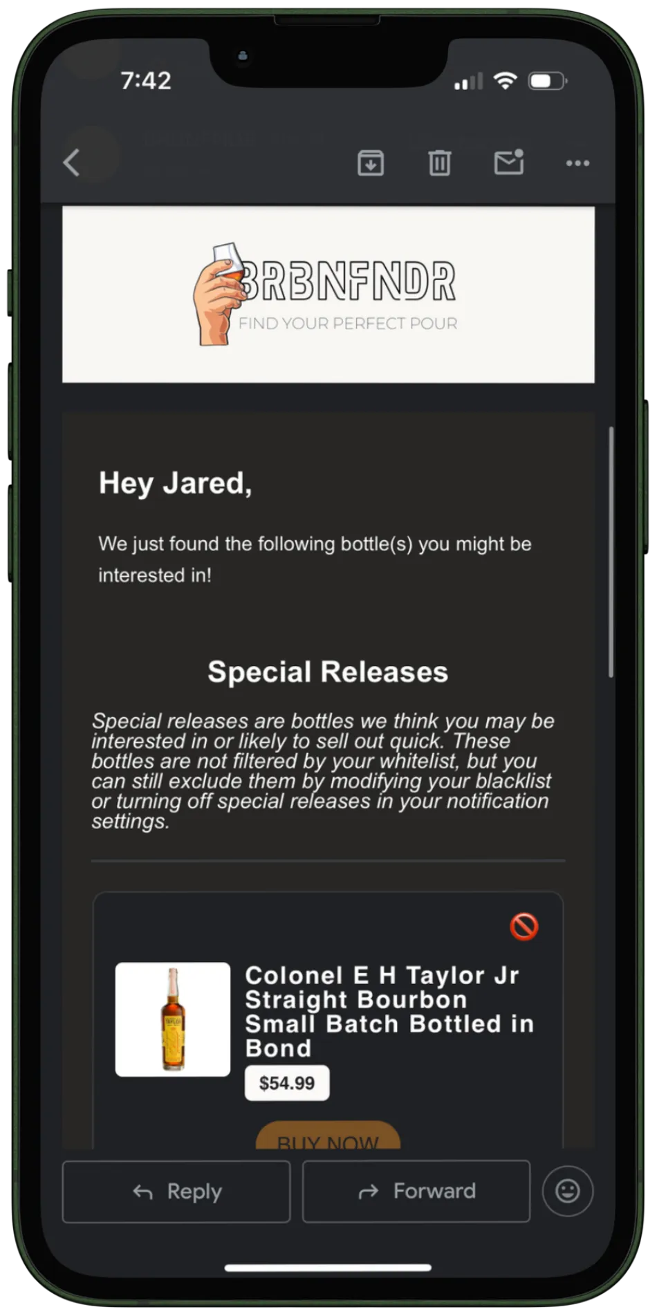 Example Notification